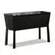Keter Easy grow műrattan virágláda 120L, antracit színű