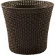 Keter Conic planter műrattan virágláda 56,5L, whiskey barna