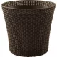 Keter Conic planter műrattan virágláda 56,5L, whiskey barna