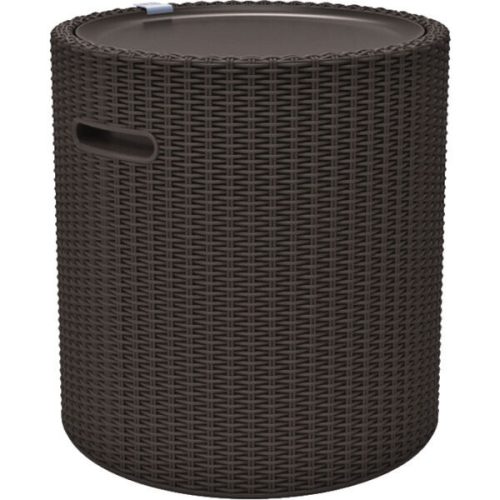 Keter Cool stool műrattan többfunkciós party kiegészítő 39L, whiskey barna