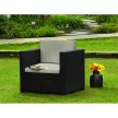 Keter Provence armchair műrattan kerti fotel, barna-szürke-bézs