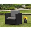 Keter Provence armchair műrattan kerti fotel, grafit-hűvös szürke