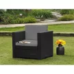 Keter Provence armchair műrattan kerti fotel, grafit-hűvös szürke