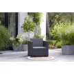 Keter Provence armchair műrattan kerti fotel, grafit-hűvös szürke