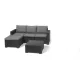 Keter California Chaise kerti sarokbútor asztallal, grafit