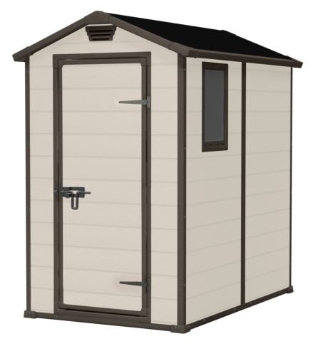 Keter Manor 4x6 műanyag szerszámos ház 198x130x192cm Bézs színű