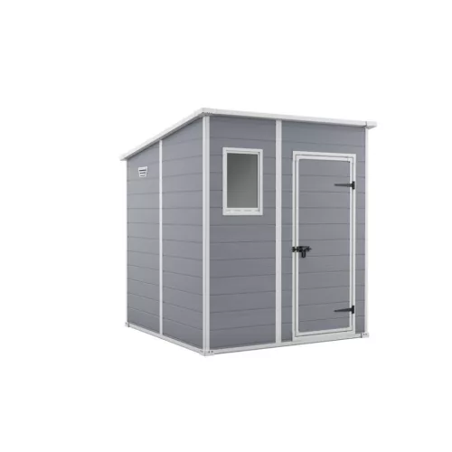 Keter Manor Pent 6x6 műanyag szerszámos ház 183,5 x 185 x 200,5cm szürke színű