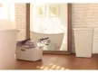 Curver Curver "My Style" Rattan Hatású Szennyestartó 55L Bézs színű