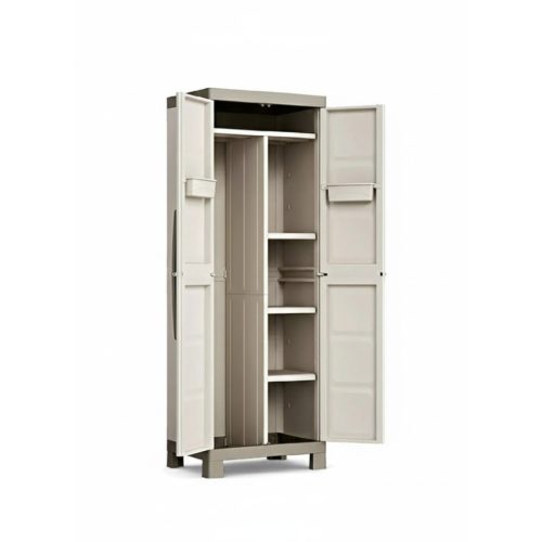 Keter Két részre osztott zárható Excellence Utility műanyag szekrény