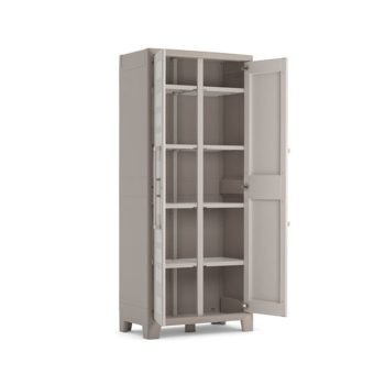   Keter Vízálló és zárható Gulliver Multispace műanyag szekrény 5 lábbal