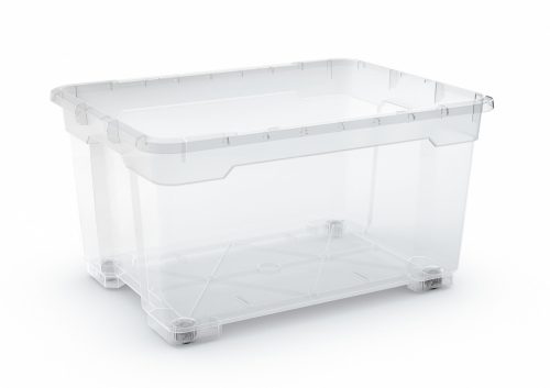 R Box Oversize műanyag tárolódoboz transzparens 140L 78x58x41cm