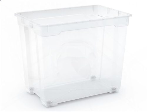 R Box XXL műanyag tárolódoboz transzparens 78L 57x38x47 cm