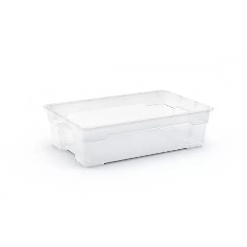 Curver R Box M műanyag tárolódoboz transzparens 25L 57x38x16cm