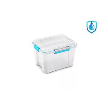 Curver Scuba Box M láda átlátszó /kék 45L 49,5x39x34 cm