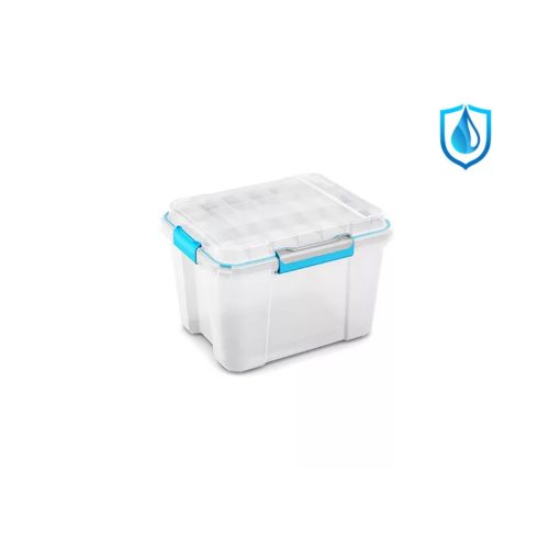 Curver Scuba Box M láda átlátszó /kék 45L 49,5x39x34 cm