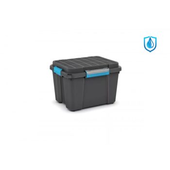 Curver Scuba Box M láda fekete/kék 45L 49,5x39x34 cm