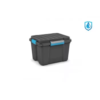 Curver Scuba Box M láda fekete/kék 45L