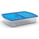Curver Spinning Box XL ágy alatti tároló türkiz/átlátszó 56L 77x59x18 cm