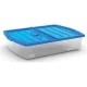 Curver Spinning Box XL tároló, türkiz/átlátszó, 56L