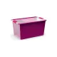 Curver Bi Box L műanyag tárolódoboz Málna 40L