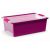 Curver Bi Box M tárolódoboz málna 26L 35x55x19 cm