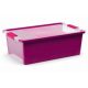 Curver Bi Box M tárolódoboz málna 26L 35x55x19 cm