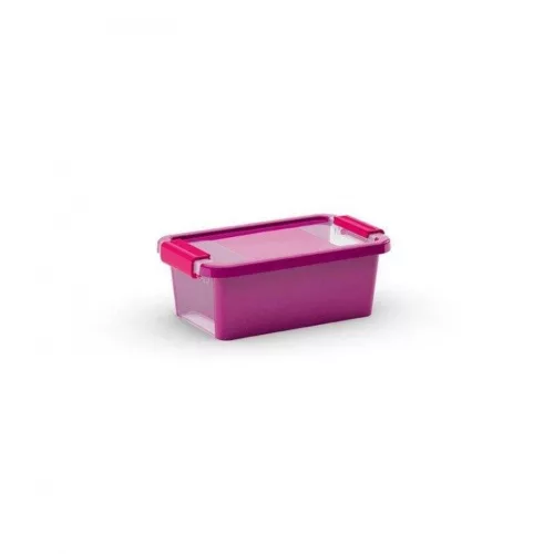 Curver Bi Box XS műanyag tárolódoboz málna 3L
