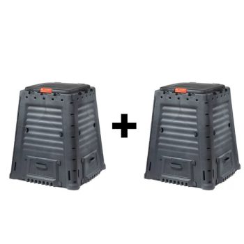 2db MEGA műanyag komposztáló 650L AKCIÓS