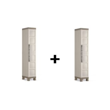   2db Egyajtós keskeny zárható Excellence műanyag szekrény AKCIÓS