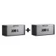 2db Vízálló és zárható műanyag kerti tároló Titan 300L AKCIÓS
