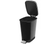 2db Chic műanyag pedálos szemetes 30L fekete AKCIÓS