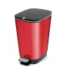 2db Chic pedálos metal red szemetes 30 L piros AKCIÓS