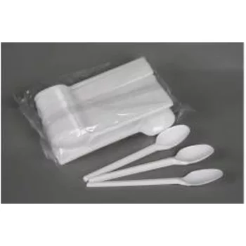   Party műanyag kanál 50db/cs. fehér PREMIUM többször használatos 18cm