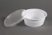 Party gulyástál műanyag tetőzhető 500ml 20db-os fehér
