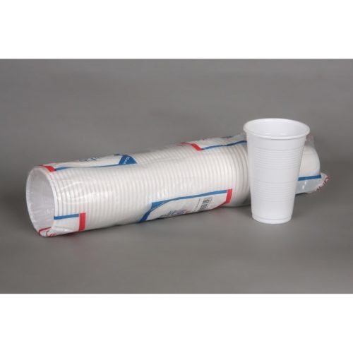 Party pohár műanyag 3dl 50db/cs. fehér PP