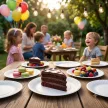 Party papírtányér 23cm 50db-os kerek, fehér