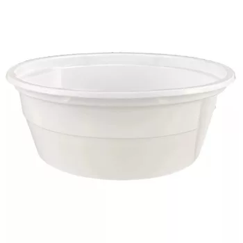 Party gulyástál műanyag 500ml 50db/cs. fehér tetőzhető