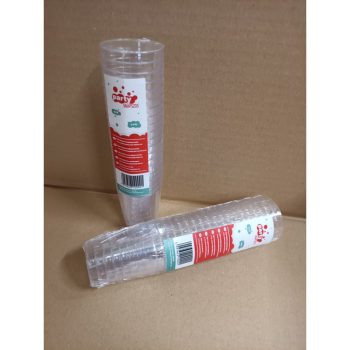 Party snapszos pohár műanyag 2-4cl 20db/cs. víztiszta ps