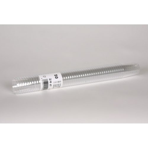 Party snapszos pohár műanyag 2-4cl 50db/cs. víztiszta PS