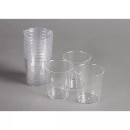 Party műanyag snapszos pohár 2-4cl 8db-os (talp nélküli) PS