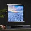 Projektorvászon 176,5 x 176,5 cm (85 hüvelyk) 1:1 HD 4K feltekerhető vászon házimozihoz, házimozihoz és irodai prezentációkhoz