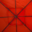 Cseretető 3x3m-es pavilonhoz, vízlepergető pavilontető fém pavilonhoz, póttető kerti pavilonhoz, partisátorhoz, kerti sátorhoz, poliészter, rozsdavörös