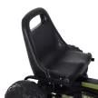 Gokart pedálos autó kézifékkel, előre- és hátrameneti fokozattal, gyermekjármű, pedálos autó állítható üléssel 3-6 éves gyermekeknek, 99 x 65 x 56 cm, zöld