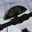 Gyermekjármű zenével és fényszórókkal, versenymotoros dizájnnal, 20 kg-ig, 18-36 hónapos korig, kék