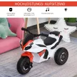 Futóbicikli, gyerekjáték, gyerekmotor, 18-36 hónapos korig, zene/fények, 20 kg-ig, fehér/piros