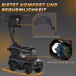 Mercedes-Benz G350 tolókaros gyermekjármű, 3 az 1-ben gyermekjármű kormánykerékkel, 18-36 hónapos gyermekeknek, fekete
