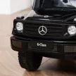 Mercedes-Benz G350 tolókaros gyermekjármű, 3 az 1-ben gyermekjármű kormánykerékkel, 18-36 hónapos gyermekeknek, fekete