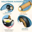  Dreirad für Kinder 2-5 Jahre, höhenverstellbarer Sitz, Klingel, Fahrradkorb, Metallrahmen, Weiß