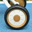  Dreirad für Kinder 2-5 Jahre, höhenverstellbarer Sitz, Klingel, Fahrradkorb, Metallrahmen, Weiß