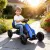 Pedálos gokart előre és hátramenettel, 3-8 éves gyermekek számára, kék